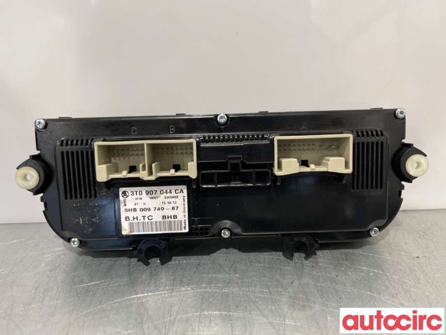 Varmeapparat betjening til Škoda Superb 2008-2015 (Type II)  (SKODA|3T0907044CA|5HB009749-87|3T0907044DA)