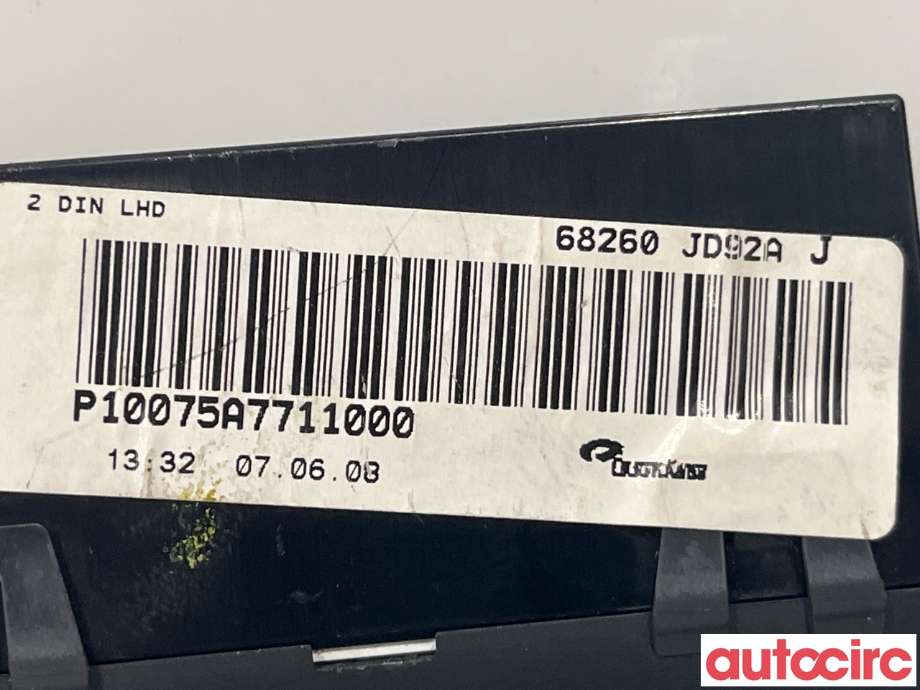 Diverse deler til Nissan Qashqai 2007-2010 (Type I, Fase 1)  (NISSAN|68260JD92A)
