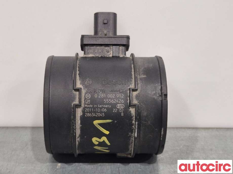 Luftmengde/luftmassemåler til Opel Insignia A 2009-2014  (OPEL|12671611||55562426)