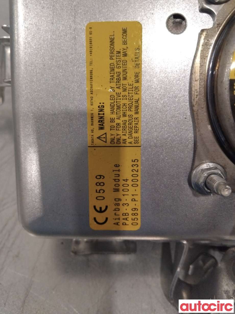 Airbag passasjer til Toyota Yaris 2012-2014 (Type III, Fase 1)  (TOYOTA|739600D111)