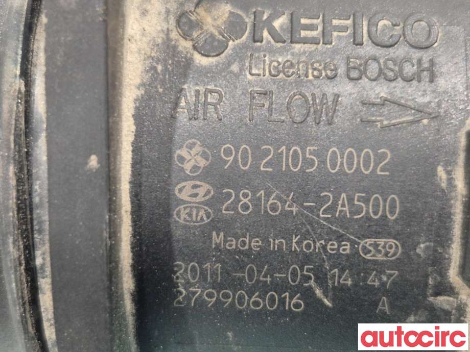 Luftmengde/luftmassemåler til Hyundai i40 2012-2017  (HYUNDAI|281642A500|9021050002|28164-2A500)