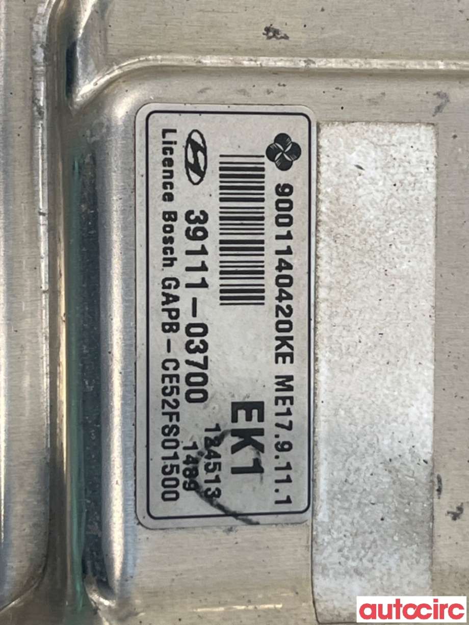Styreenhet motor til Hyundai i20 2009-2014 (Type I)  (HYUNDAI|3911103700|9001140420KE|39111-03700)