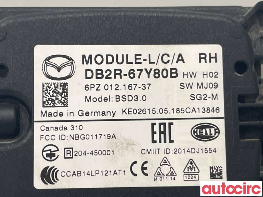 Sensor radar til Mazda CX-3 2015-2022  (MAZDA|DB2R-67-Y80C)