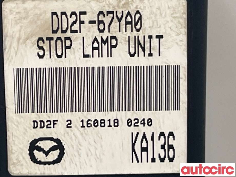 Rele lys til Mazda CX-3 2015-2022  (MAZDA|DD2F-67-YA0)