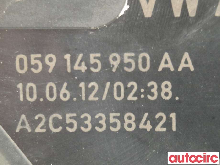 Spjeldhus til Audi A7 2010-2014 (Type I, Fase 1)  (AUDI|059145950AF||059145950AA)