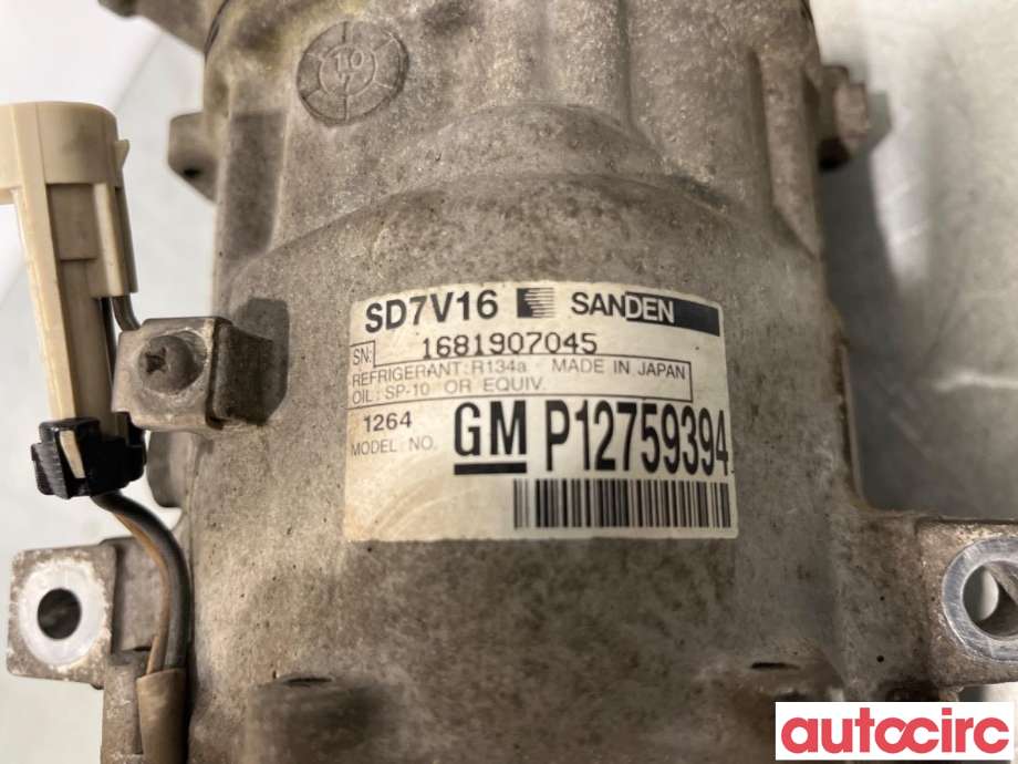 Aircondition kompressor til Saab 9-3 2008-2011 (Type II, Fase 2) (SAAB|12758381|SD7V161264|12759394)