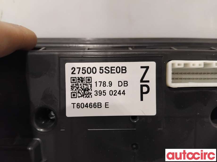 Varmeapparat betjening til Nissan Leaf 2018-->> (Type II)  (NISSAN|275005SE0B|)