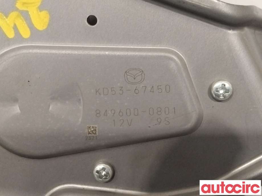 Viskermotor bakrute til Mazda CX-5 2012-2017 (Type I)  (MAZDA|KD53-67-450|)