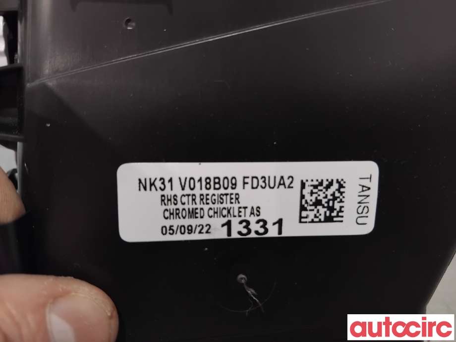 Dashbord friskluftdyse til Ford Transit Connect 2018-->> Type II, Fase 2 (FORD|2548888||NK31V018B09FD3UA2)