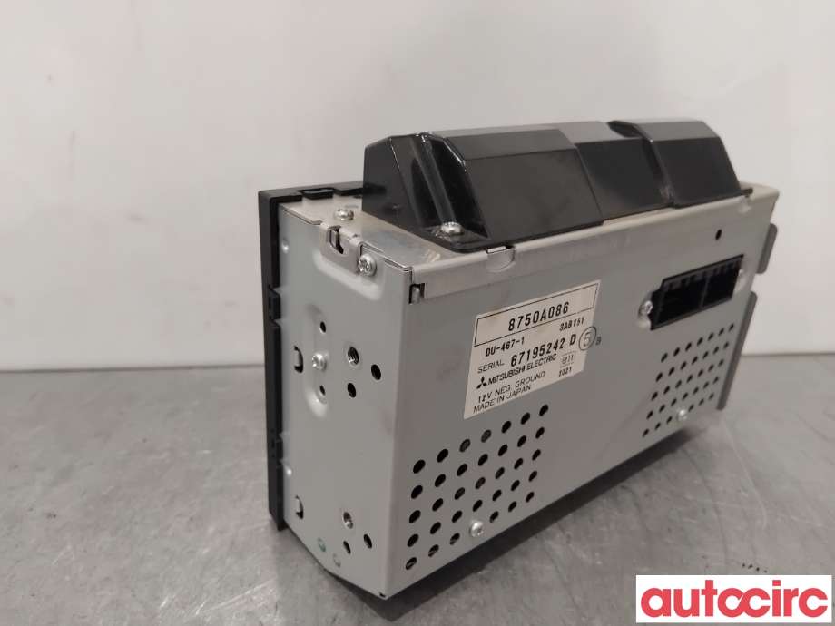 Multimedia display (MCU - Media Controller Unit) til Mitsubishi L200 2006-2015 (Type IV)  (MITSUBISHI|8750A086|DU-467-1)