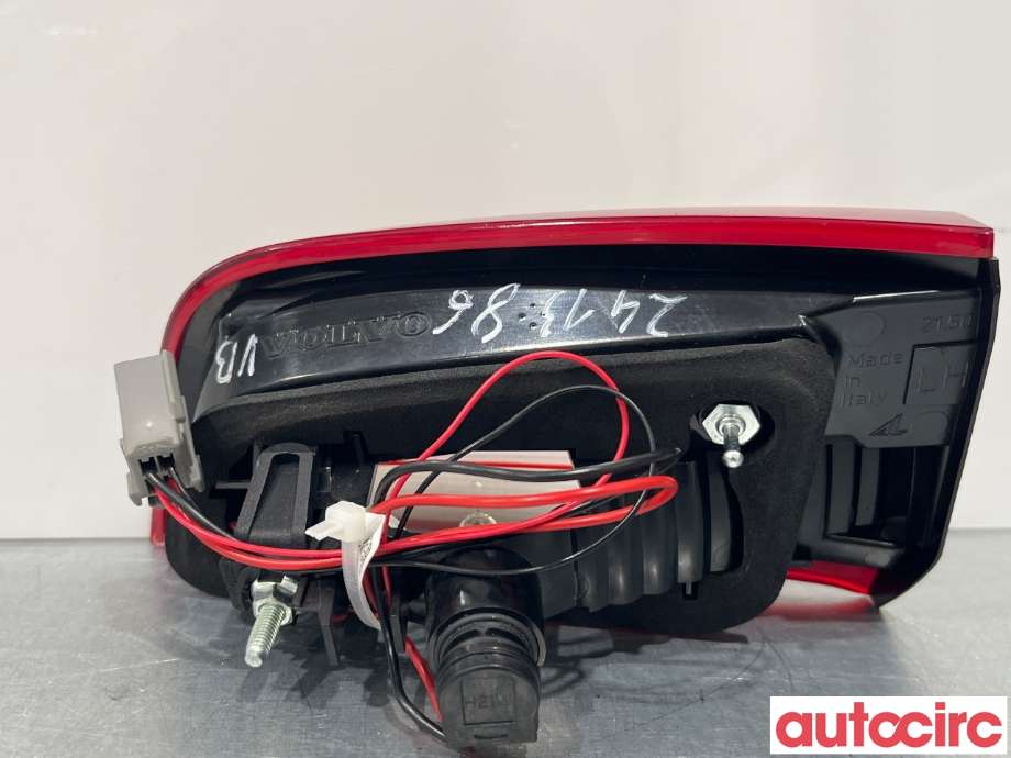 Baklykt venstre indre til Volvo S60 2014-2019 (Type II, Fase 2)  (VOLVO|30796271)