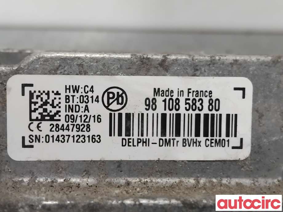 Styreenhet diverse til Citroën Berlingo 2015-2019 (Type II, Fase 2)  (CITROEN|9810858380|28447928)