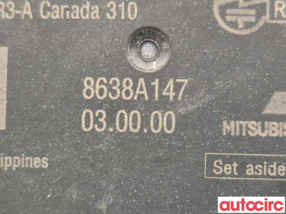 Sensor radar til Mitsubishi Outlander 2015-->> (Type III, Fase 2)  (MITSUBISHI|8638A147|A2C7579570100)