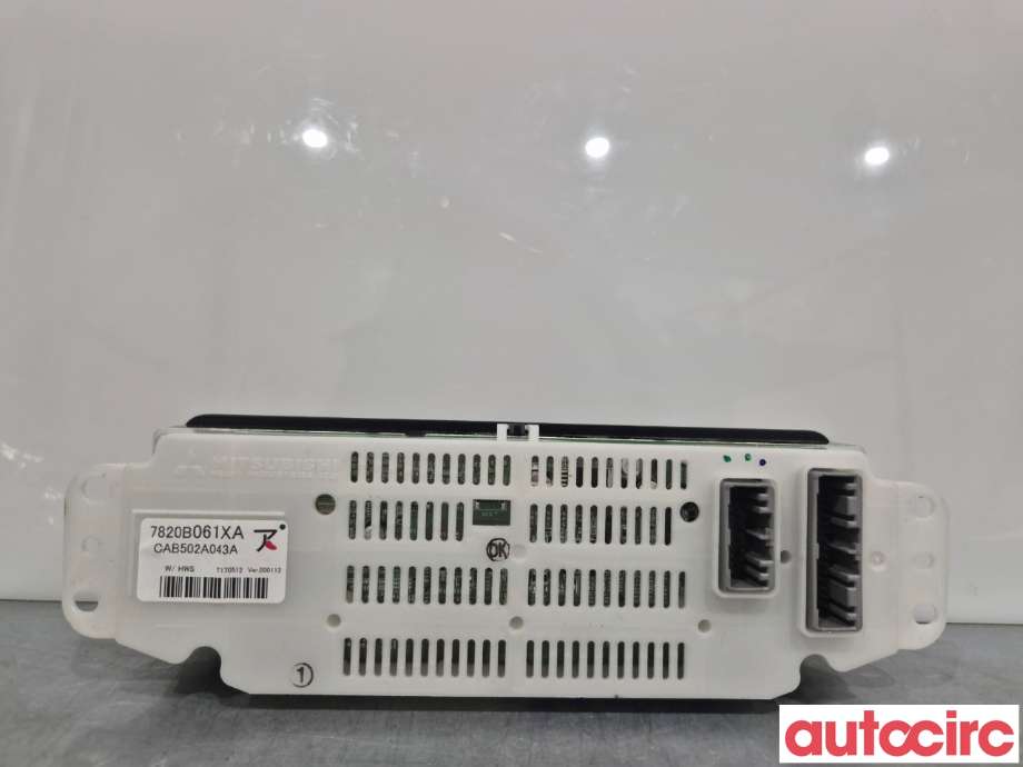 Varmeapparat betjening til Mitsubishi Outlander 2015-->> (Type III, Fase 2)  (MITSUBISHI|7820B061XA|CAB502A043A)