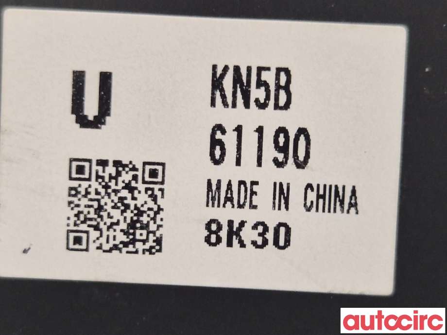 Varmeapparat betjening til Mazda CX-5 2017-->> (Type II) (MAZDA|KN5B61190B||KN5B61190)