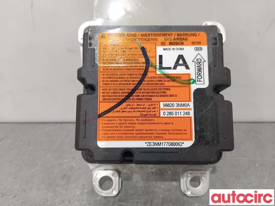Airbag elektronikk til Nissan Leaf 2011-2017 (Type I) (NISSAN|K88203NM0A|0285011248|988203NM0A)