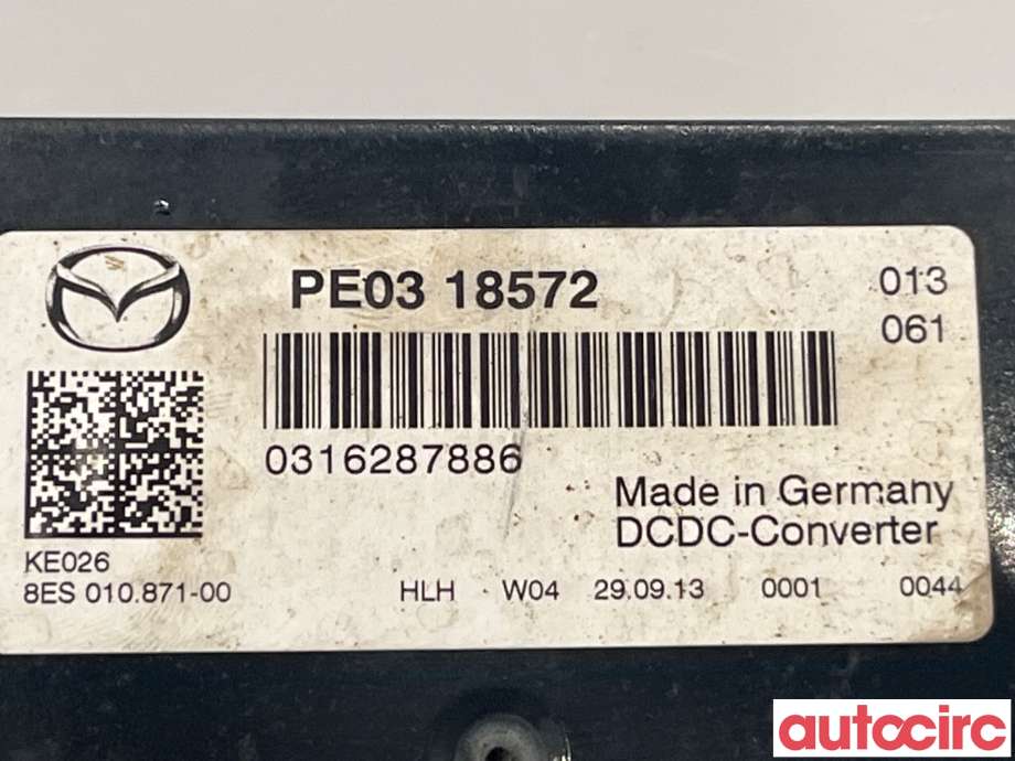 Styreenhet diverse til Mazda CX-5 2012-2017 (Type I)  (MAZDA|P5E1-18-572|8ES010871-00|PE03-18572)
