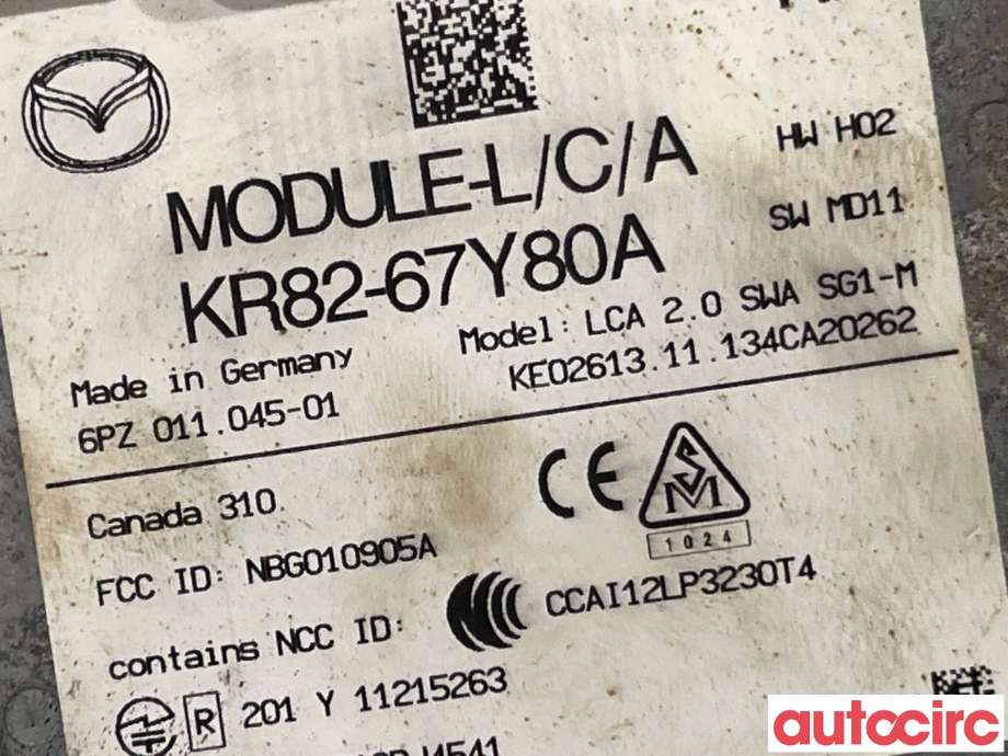 Sensor radar til Mazda CX-5 2012-2017 (Type I)  (MAZDA|KR82-67-Y80B||KR82-67Y80A)