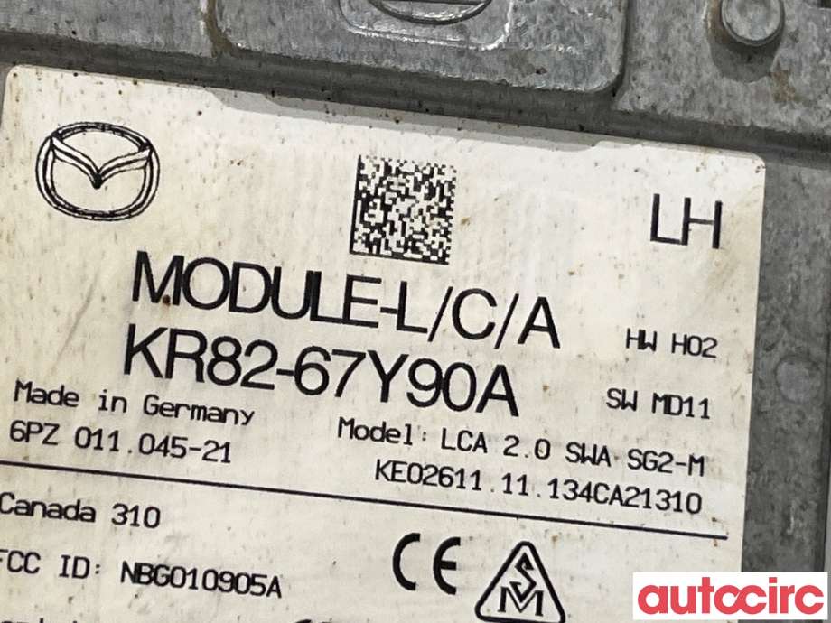Sensor radar til Mazda CX-5 2012-2017 (Type I)  (MAZDA|KR82-67-Y90B||KR82-67Y90A)