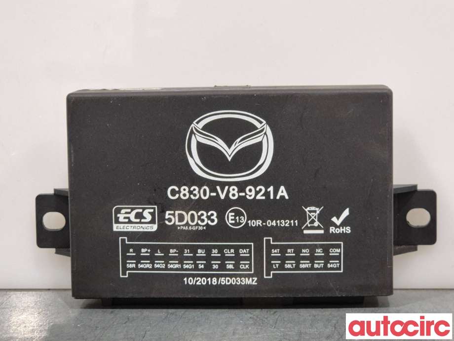 Styreenhet hengerfeste til Mazda CX-5, 2017-->> (Type II)  (MAZDA|C830V8921A)
