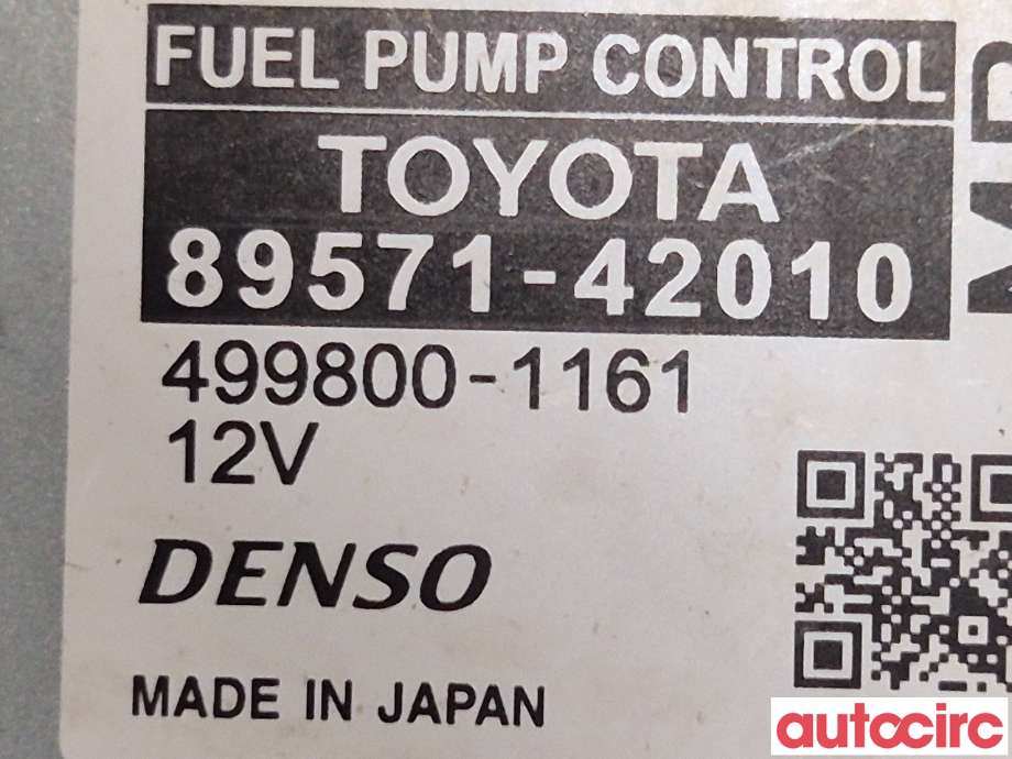 Styreenhet drivstoffpumpe til Toyota RAV4 2019-->> (Type V) (TOYOTA|8957142010|)