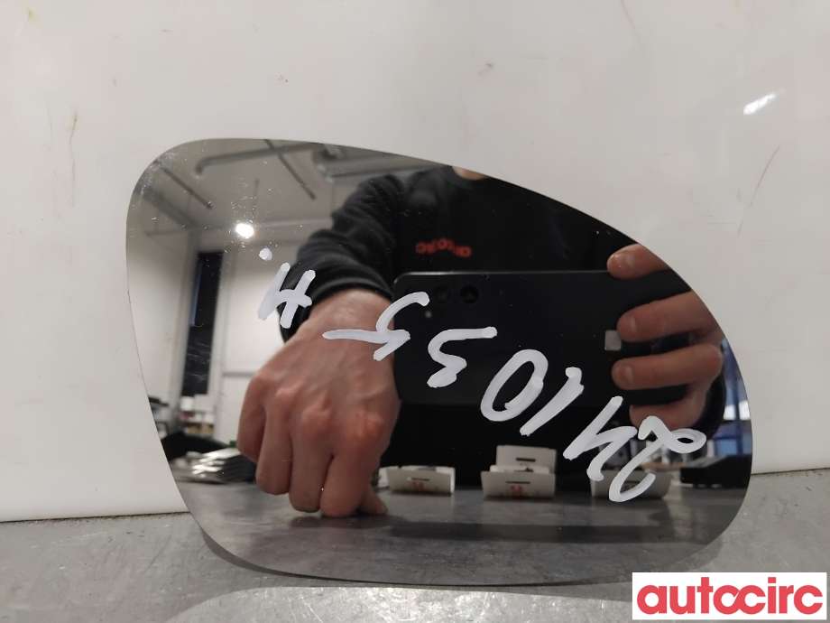 Speilglass høyre til VW Golf VI, 2008-2012  (VOLKSWAGEN|5M0857522F)