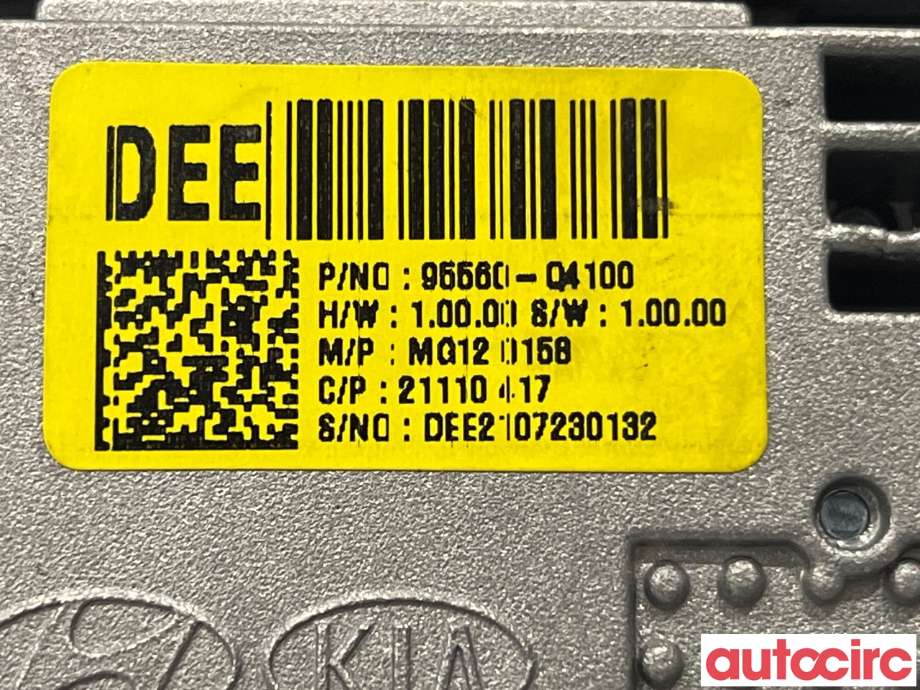 Styreenhet diverse til Kia Niro 2021-->>  (KIA|95560Q4100)