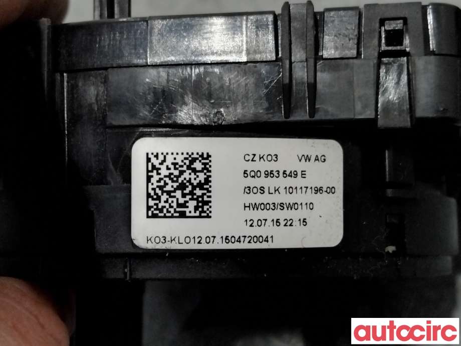 Airbag slepering til VW e-Golf 2014-2017 (Fase 1)  (VOLKSWAGEN|5Q0953549E|10117196-00)