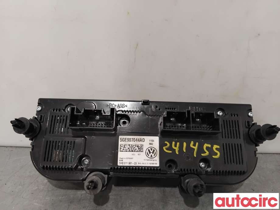 Varmeapparat betjening til VW e-Golf 2014-2017 (Fase 1)  (VOLKSWAGEN|5GE907044AD|5HB011981-29)