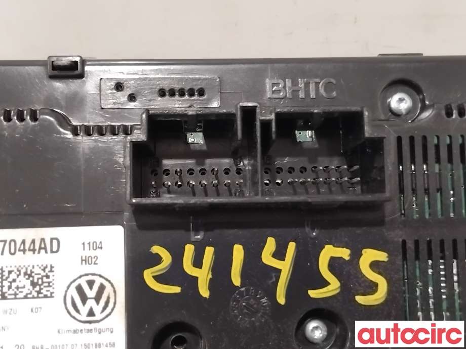 Varmeapparat betjening til VW e-Golf 2014-2017 (Fase 1)  (VOLKSWAGEN|5GE907044AD|5HB011981-29)