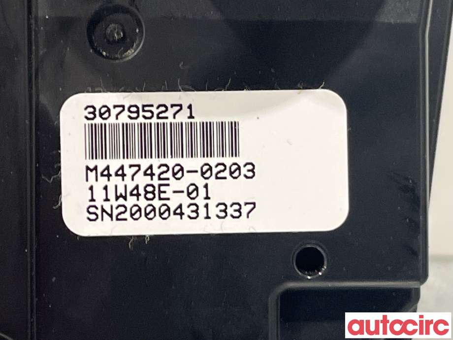 Varmeapparat betjening til Volvo V60 2010-2013 (Type I, Fase 1)  (VOLVO|30795271)
