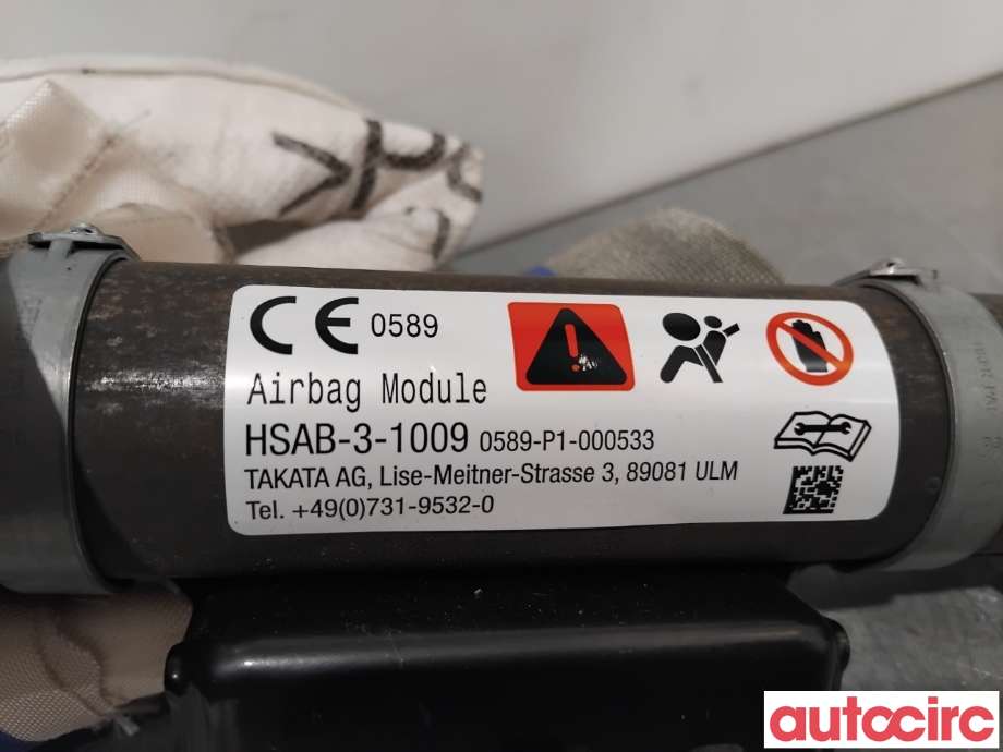 Airbag gardin venstre til Nissan Navara 2016-->> (D23) (D23) (NISSAN|985P14JC0A|)