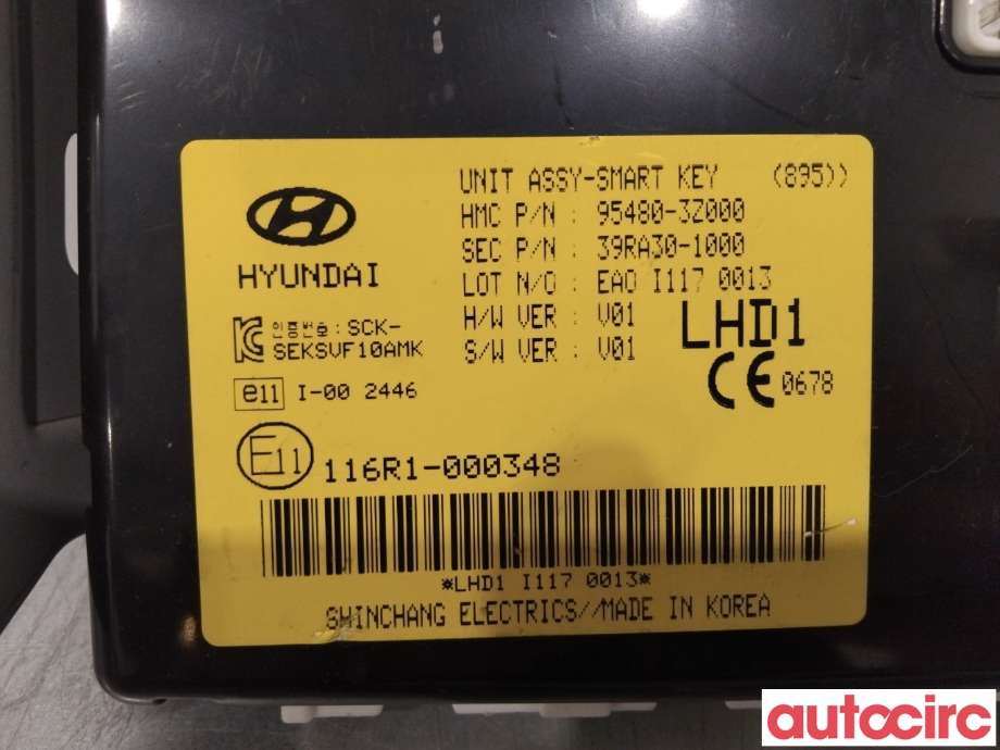 Styreenhet nøkkelfri/keyless til Hyundai i40 2012-2017 (HYUNDAI|954803Z000||95480-3Z000)