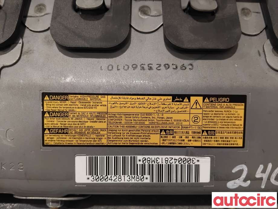 Airbag kne til Toyota Urban Cruiser 2009-2014  (TOYOTA|7390052030B0|)