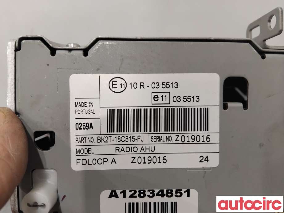 Bilstereo til Ford Transit Custom 2013-2023 (Type I)  (FORD|1856711||BK2T-18C815-FJ)