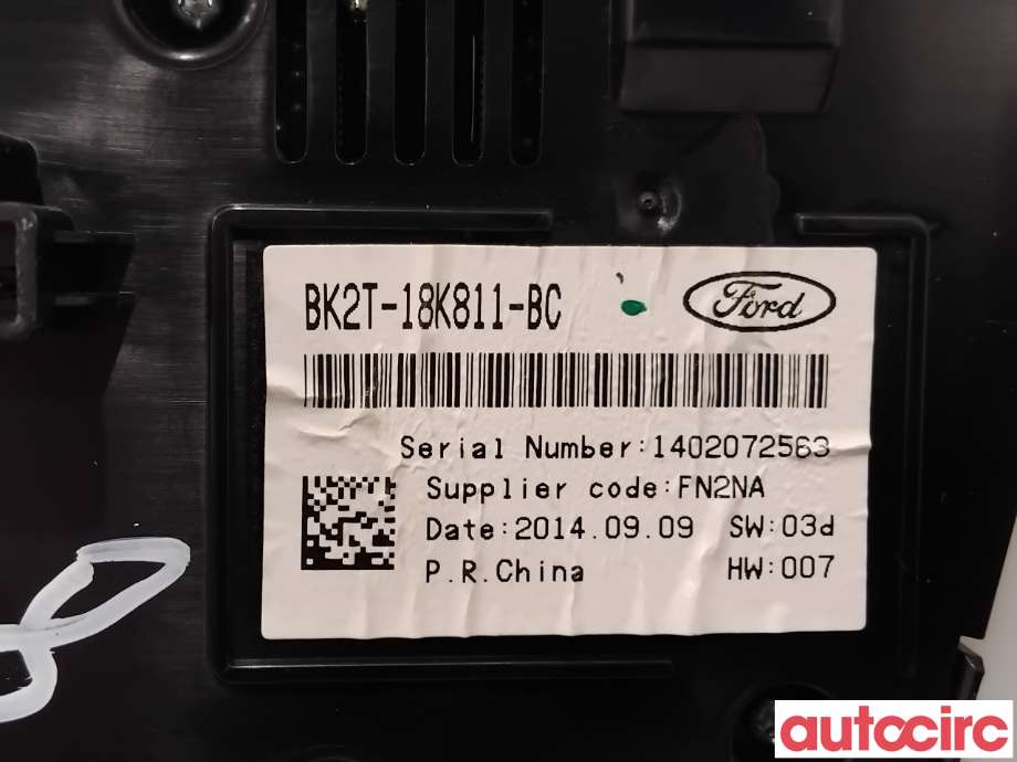 Bryter diverse til Ford Transit Custom 2013-2023 (Type I)  (FORD|2190668||BK2T-18K811-BC)