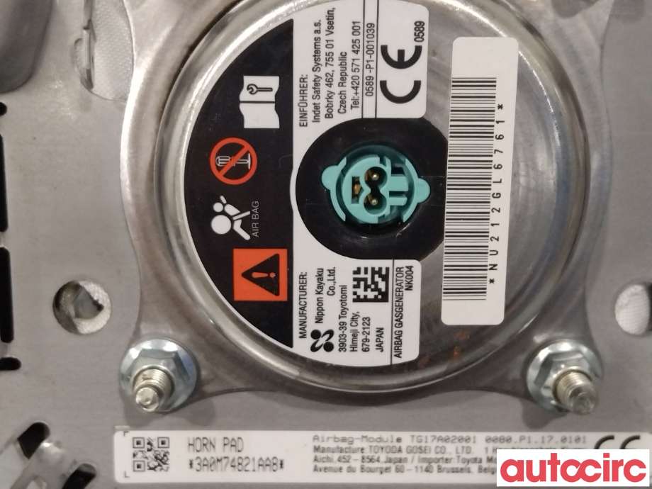 Airbag rattpute til Toyota RAV4 2019-->> (Type V)  (TOYOTA|4513012E40C0)
