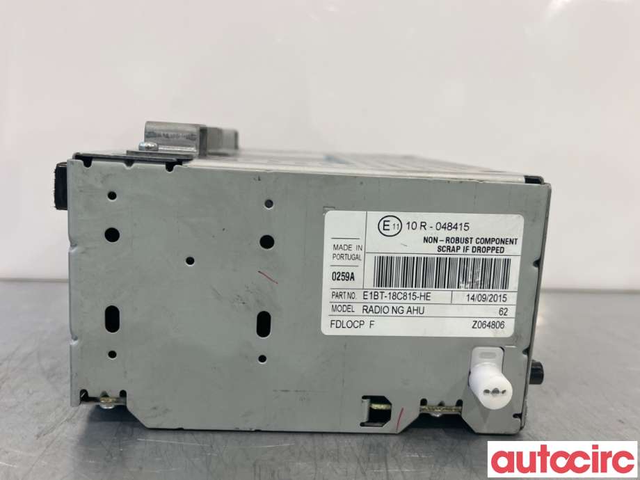 Bilstereo til Ford Fiesta 2017-->> (Type VII)  (FORD|2426002|10R-048415|E1BT-18C815-HE)