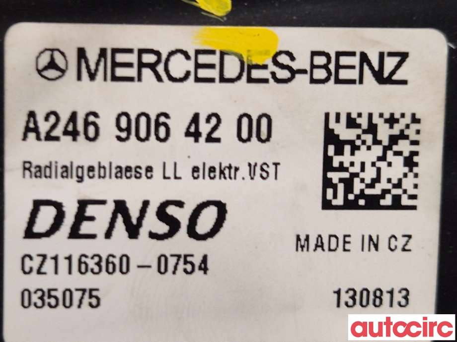 Varmeapparat motor til Mercedes A-Klasse 2012-2018 (W176) (W176) (MERCEDES|A2469061601||A2469064200)