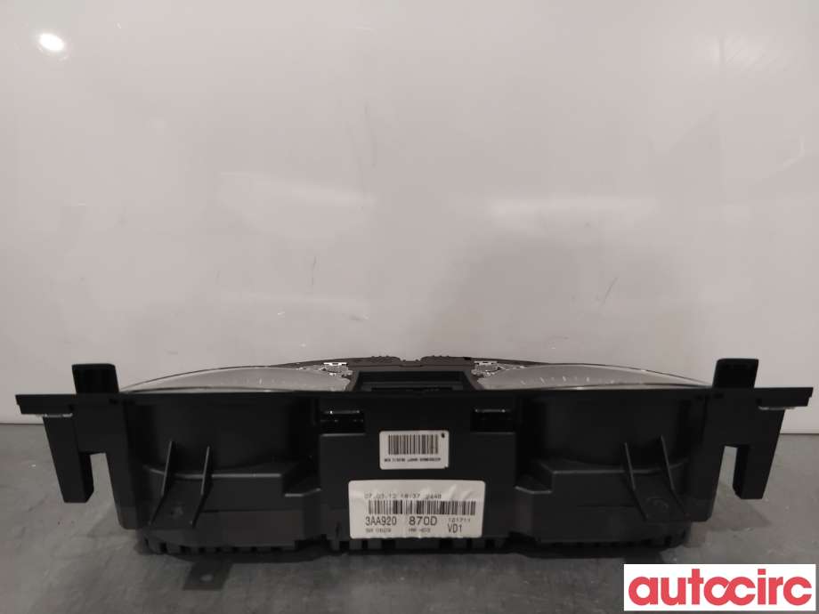 Instrumentpanel til VW Passat 2011-2015 (B7) (B7) (VOLKSWAGEN|3AA920870DX|A2C53238928|3AA920870D)