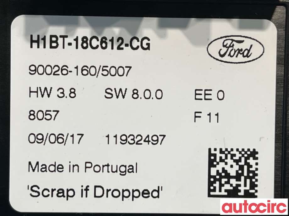 Varmeapparat betjening til Ford Fiesta 2017-->> (Type VII) (FORD|2415147||H1BT-18C612-CG)