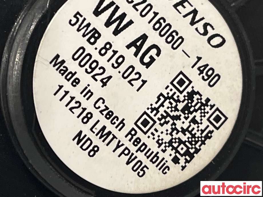 Varmeapparat motor til VW Passat 2015-2019 (Fase 1) (B8) (B8) (VOLKSWAGEN|3Q1819021||5WB819021D)