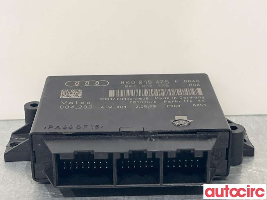 Styreenhet parkering til Audi Q5 2008-2012 (Type I, Fase 1)  (AUDI|8K0919475T|604203|8K0919475F)