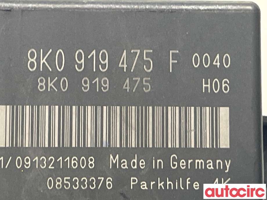 Styreenhet parkering til Audi Q5 2008-2012 (Type I, Fase 1)  (AUDI|8K0919475T|604203|8K0919475F)
