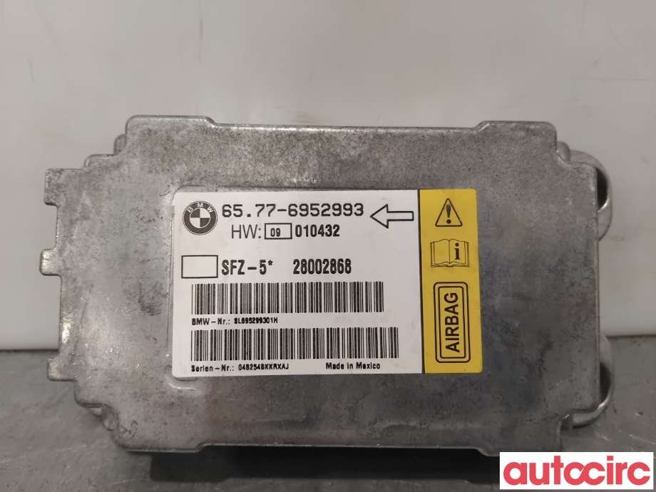 Airbag elektronikk til BMW 5-Serie 2003-2010 (E60/E61) (E60/E61) (BMW|65776976465|28002868|6577-6952993)