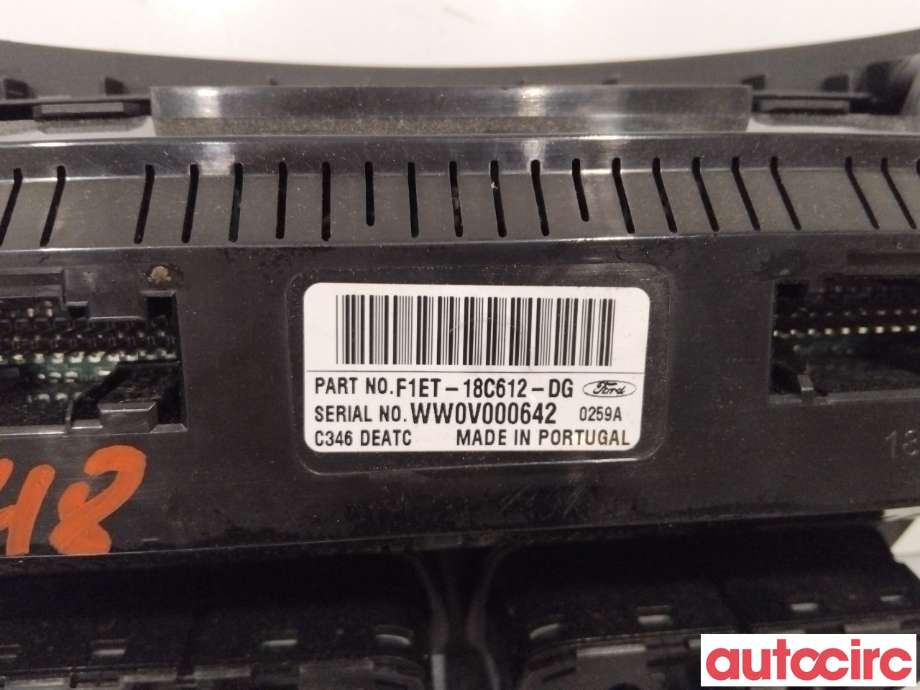Varmeapparat betjening til Ford C-Max 2015-2019 (Type II, Fase 2)  (FORD|2376689|F1ET-18C612-DM|)