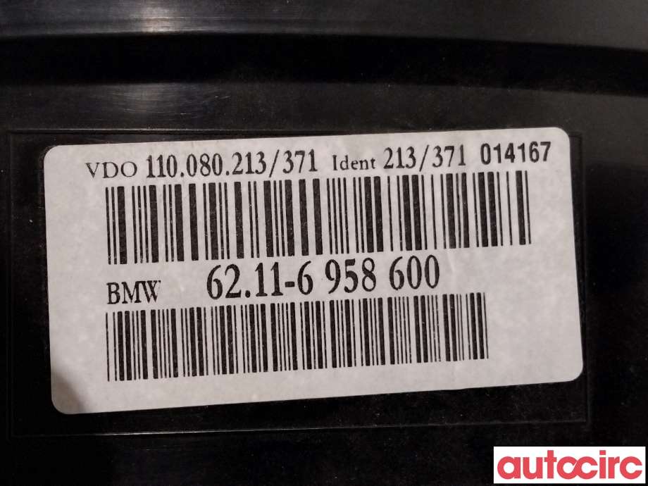 Instrumentpanel til BMW 5-Serie 2003-2010 (E60/E61) (E60/E61) (BMW|62116958600|110080213371|6211-6958600)