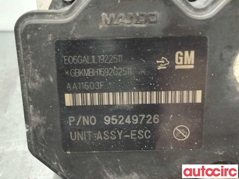 ABS sentral til Opel Mokka 2012-2016 (Type I, Fase 1) (OPEL|94559627|688250455|95249726)