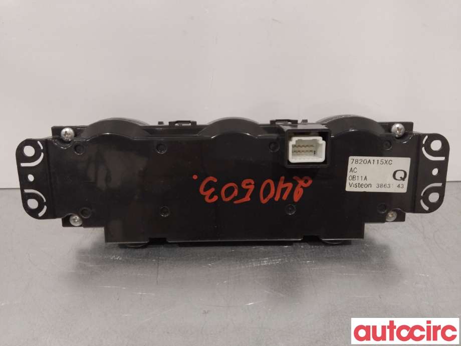 Varmeapparat betjening til Mitsubishi Outlander 2010-2012 (Type II, Fase 2)  (MITSUBISHI|7820A115XC|)
