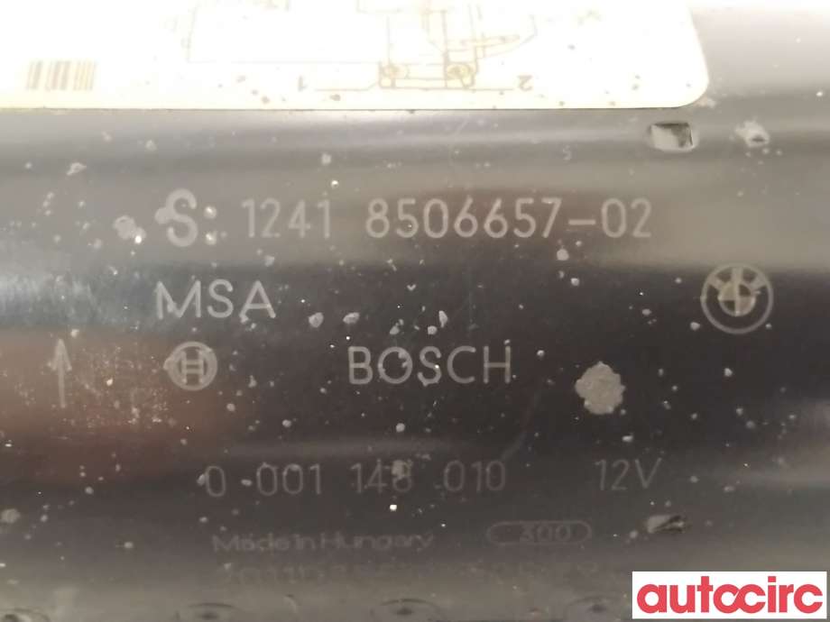 Starter diesel til BMW 5-Serie 2010-2017 (F10/F11) (F10/F11) (BMW|12418570238|0001148010|12418506657)